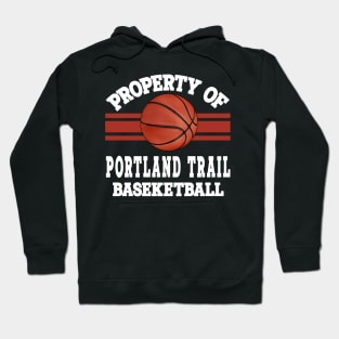 Proud Name Portland Trail Graphic Property Vintage Basketball Hoodie